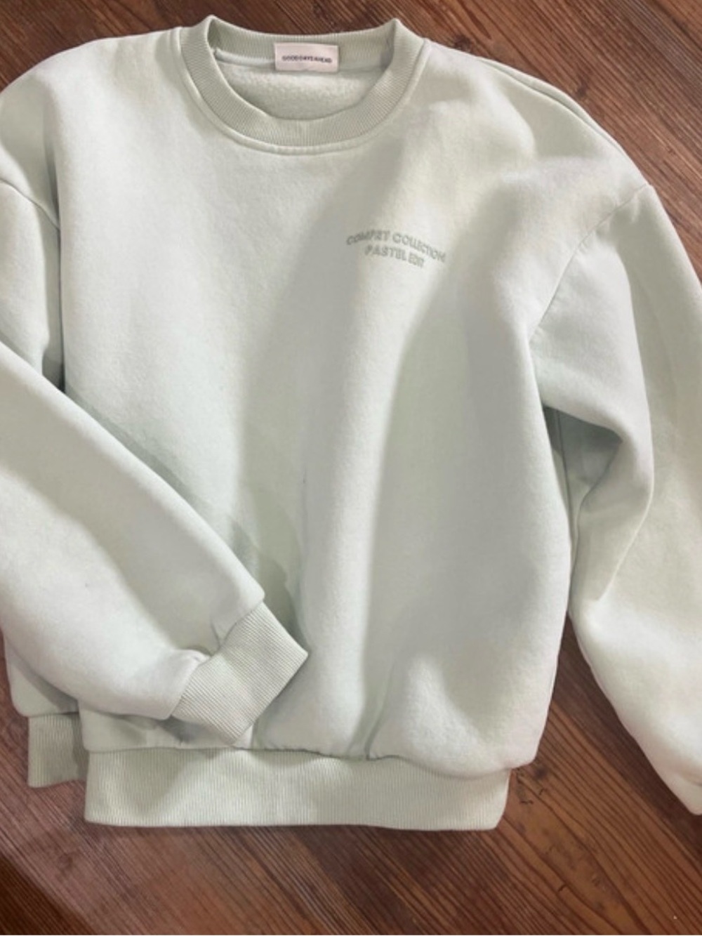 Comfort Colors Pastel Mint Crewneck Sweatshirt - Kids